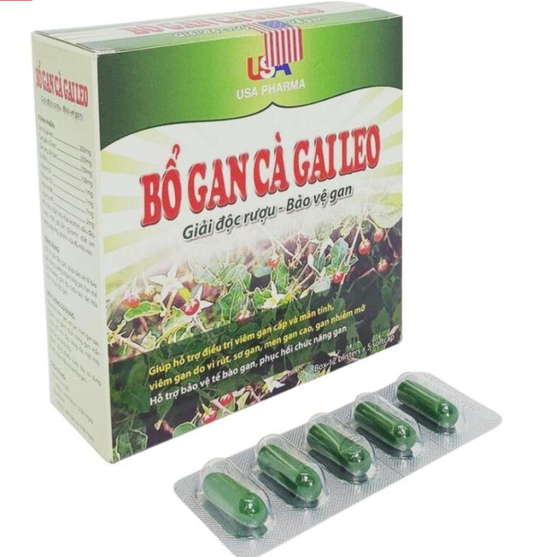 Bổ gan Cà Gai Leo USA pharma
