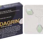 ADAGRIN 100mg trị rối loạn cương dương - Hộp 1 vỉ 3 viên
