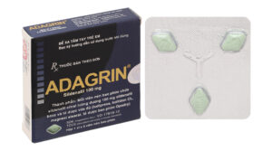 ADAGRIN 100mg trị rối loạn cương dương - Hộp 1 vỉ 3 viên
