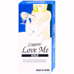 Bao cao su Sagami Love Me Gold Nhật Bản Siêu mỏng, trơn, không màu không mùi (10 cái) - Minpharmacy