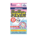 Miếng dán hạ sốt Bye Bye Fever Babies 0-2 tuổi - Hộp 6 miếng