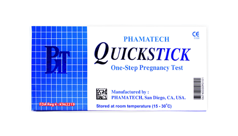Que thử thai nhanh, thử thai chính xác Quickstick, Quickstrip, Amerstick