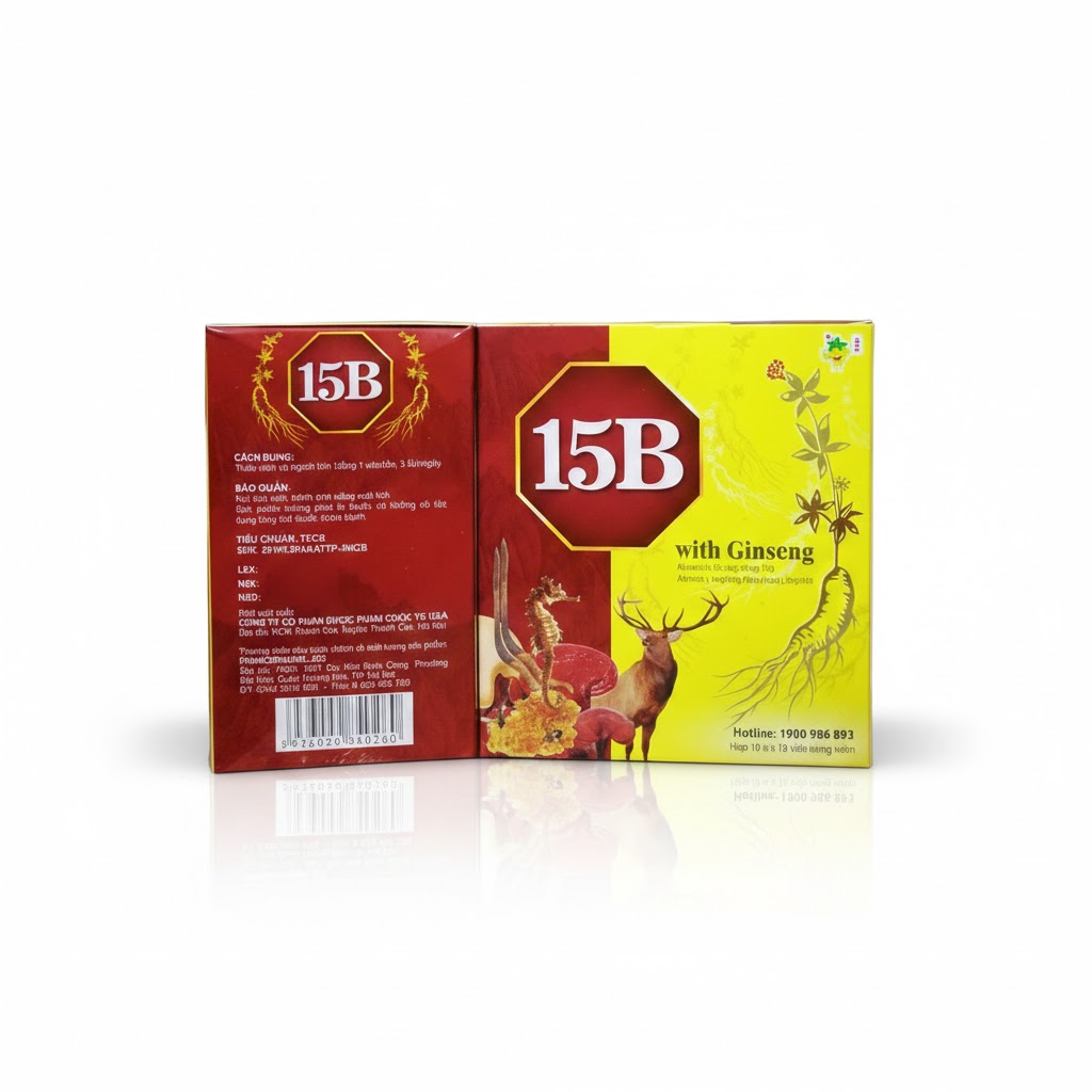 Viên uống bổ sung Vitamin 15B ginseng (hộp 100 viên) - Minpharmacy